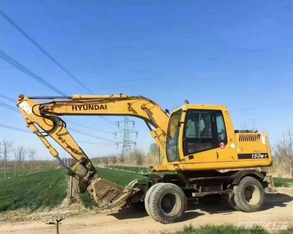 Hyundai 150W-7 旋轉式挖土機/掘鑿機/挖掘機