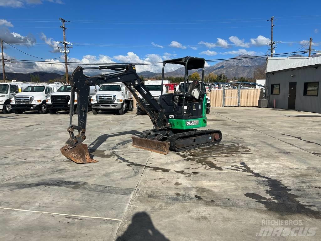 John Deere 26G 小型挖土機/掘鑿機<7t(小型挖掘機)