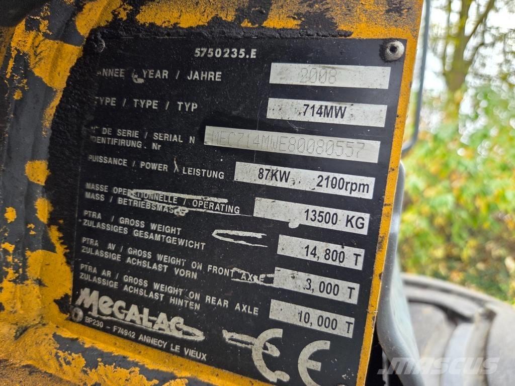 Mecalac 714 MW 旋轉式挖土機/掘鑿機/挖掘機