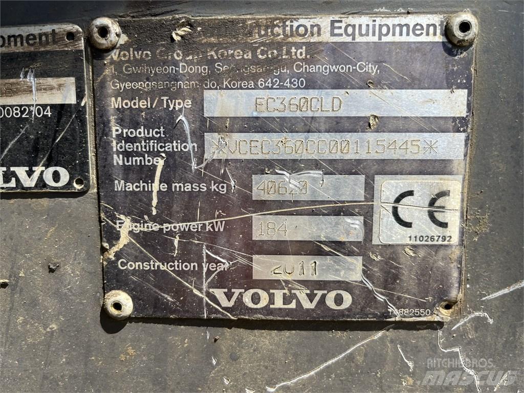 Volvo EC 360 C LD 履帶式 挖土機/掘鑿機/挖掘機