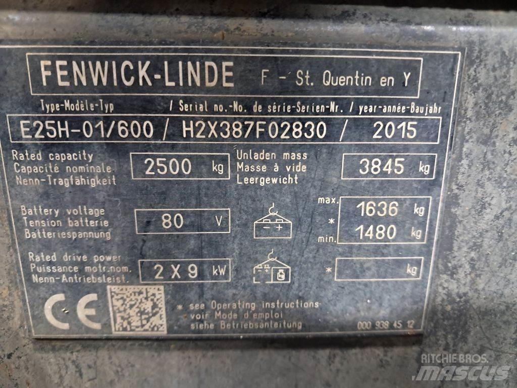 Linde E25H-01/600 電動堆高機