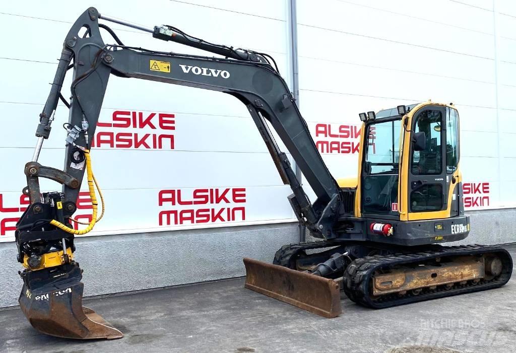 Volvo ECR 88 中型挖土機/掘鑿機/挖掘機 7t-12t