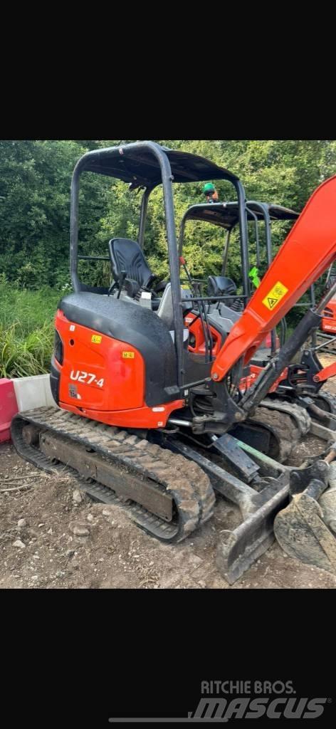 Kubota U 27-4 小型挖土機/掘鑿機<7t(小型挖掘機)