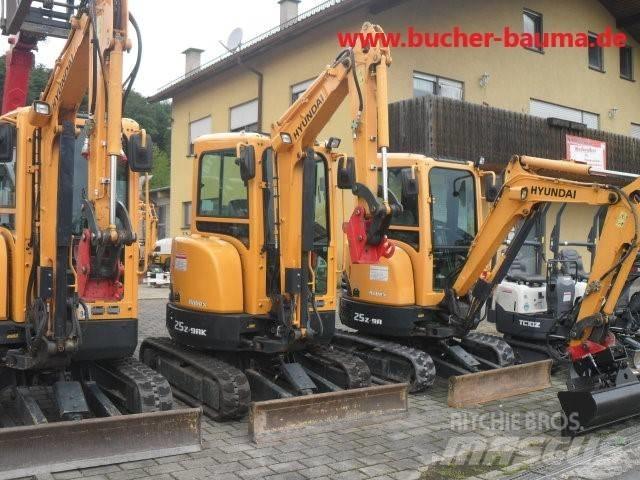 Hyundai R 25 Z-9A 小型挖土機/掘鑿機<7t(小型挖掘機)