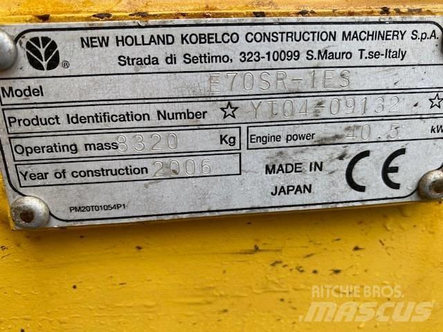 New Holland E 70 SR 中型挖土機/掘鑿機/挖掘機 7t-12t