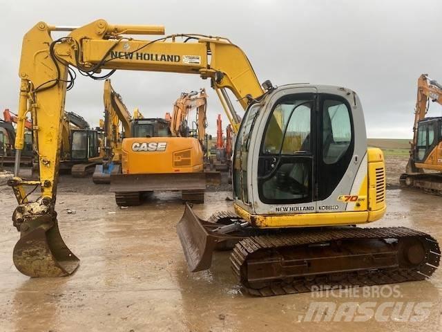 New Holland E 70 SR 中型挖土機/掘鑿機/挖掘機 7t-12t