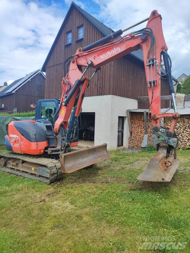 Kubota KX 080-4 中型挖土機/掘鑿機/挖掘機 7t-12t