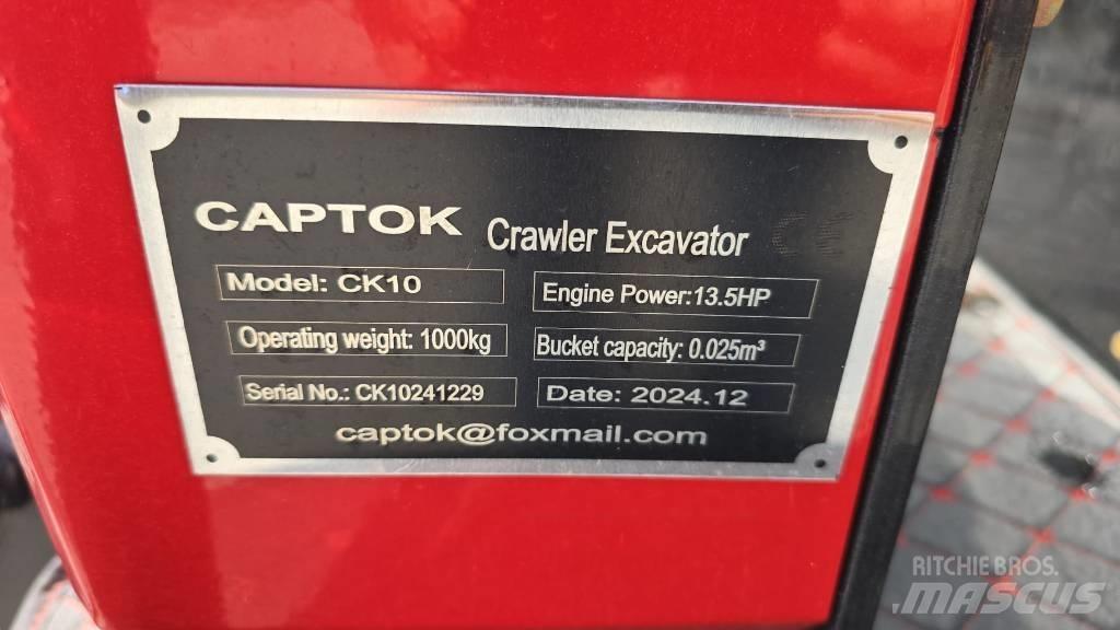 Captok CK10 小型挖土機/掘鑿機<7t(小型挖掘機)