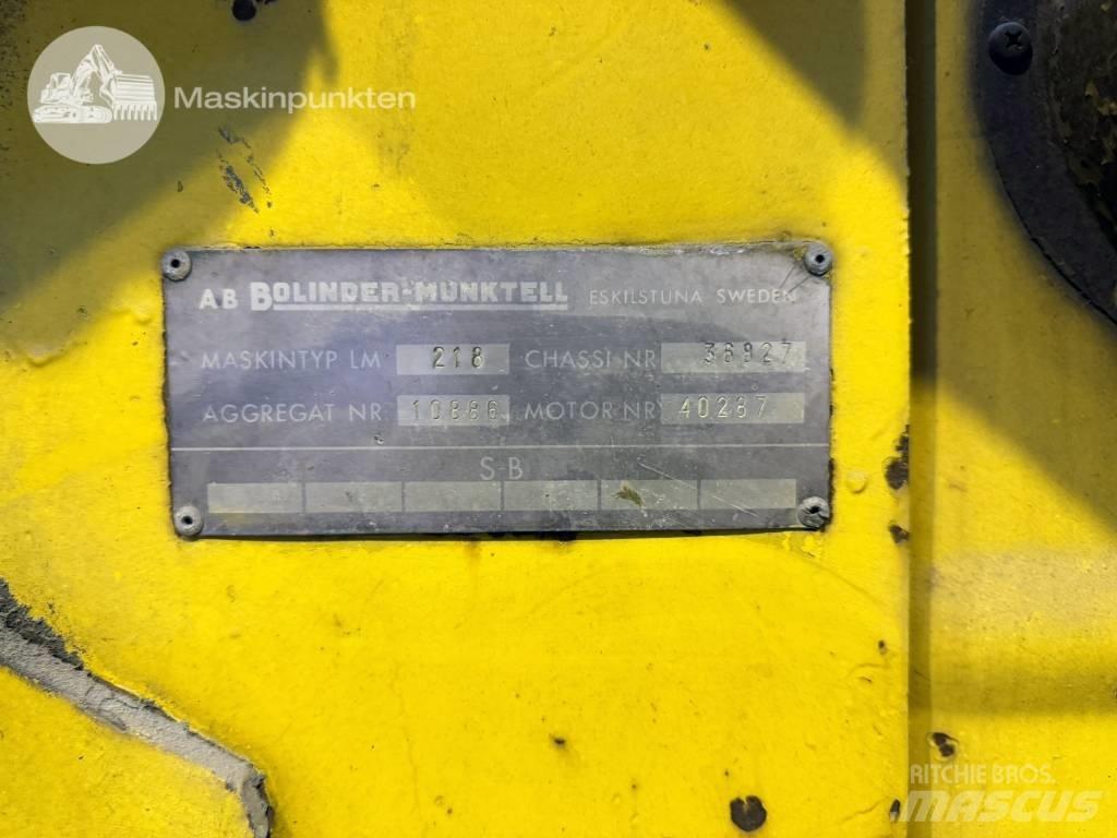 Volvo BM 218 輪胎式裝載機