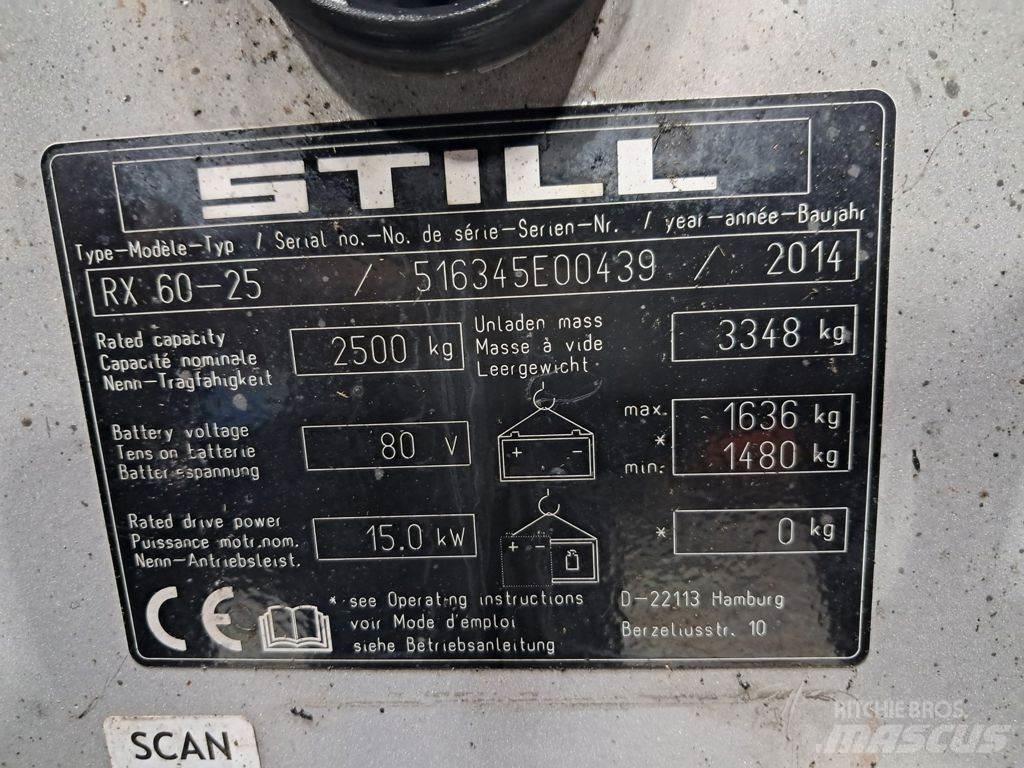 Still RX60-25 電動堆高機