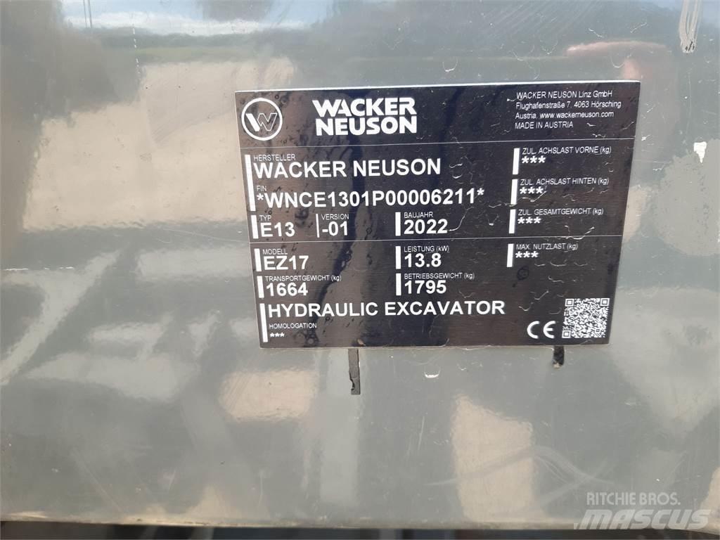 Wacker Neuson EZ17 履帶式 挖土機/掘鑿機/挖掘機