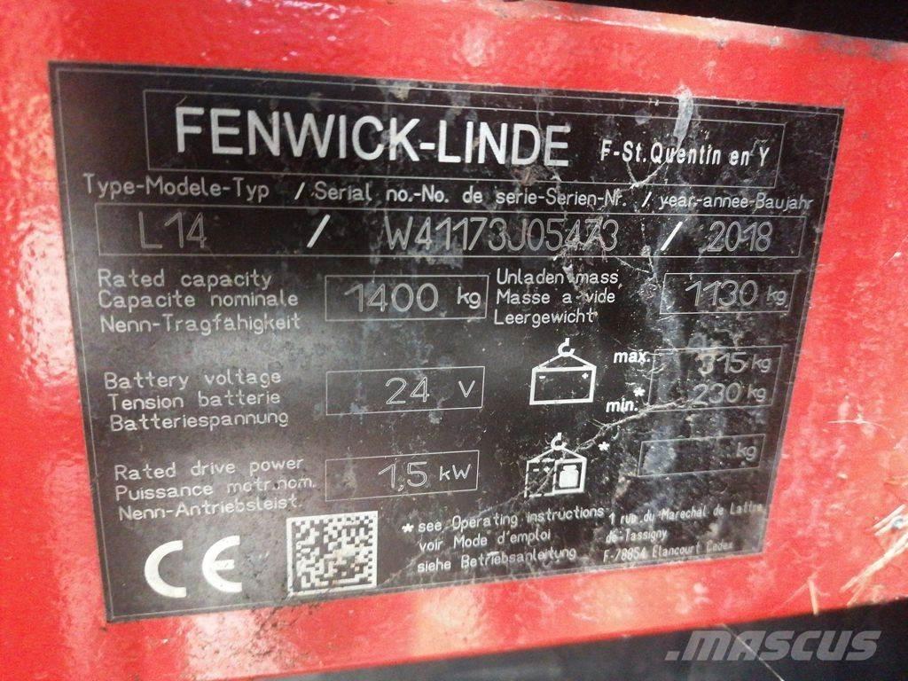 Linde L14 行走控制式堆積機