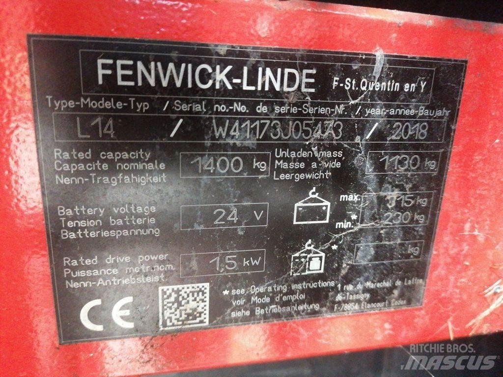 Linde L14 行走控制式堆積機