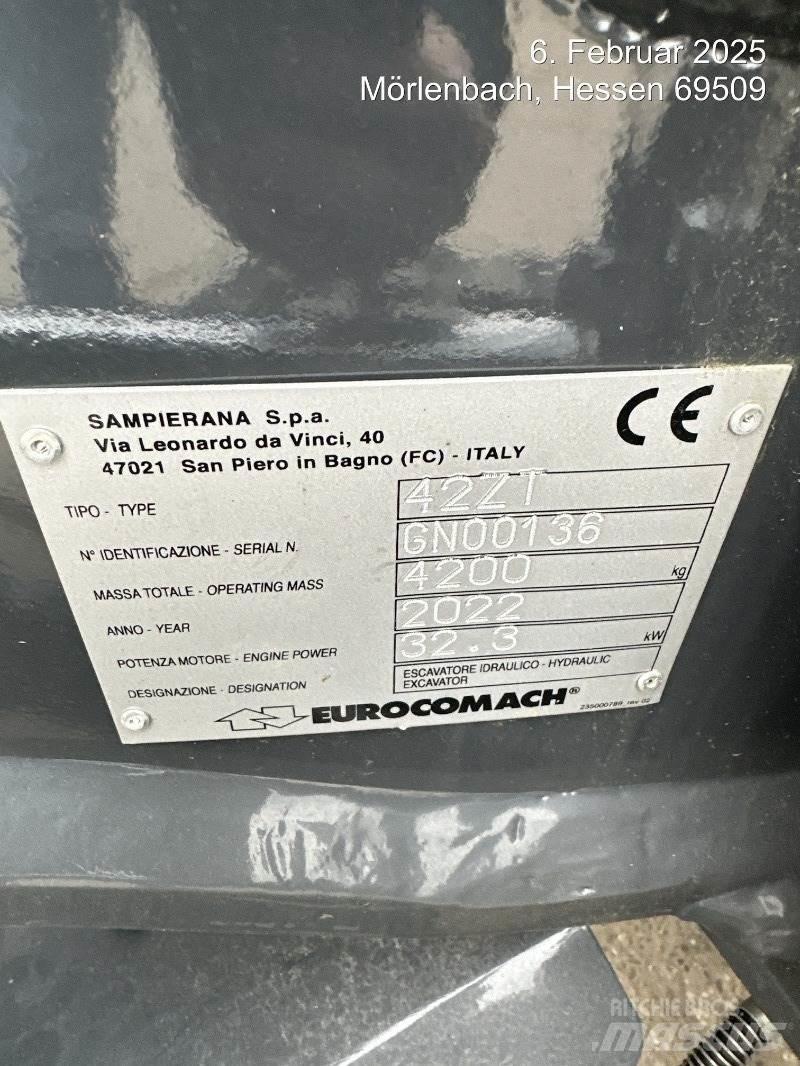 Eurocomach 42ZT 小型挖土機/掘鑿機<7t(小型挖掘機)