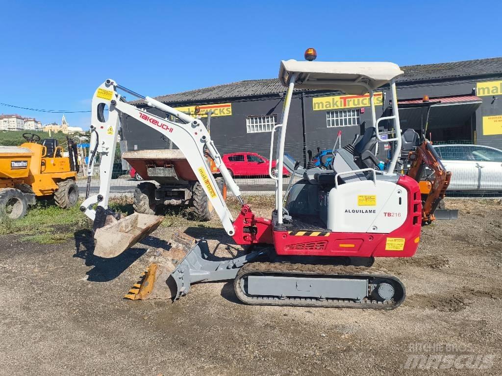 Takeuchi TB 216 小型挖土機/掘鑿機<7t(小型挖掘機)