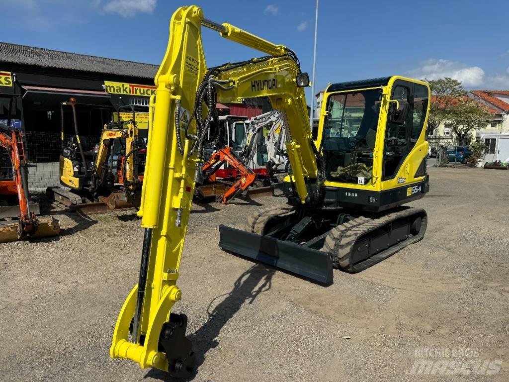 Hyundai Robex 55-9 小型挖土機/掘鑿機<7t(小型挖掘機)