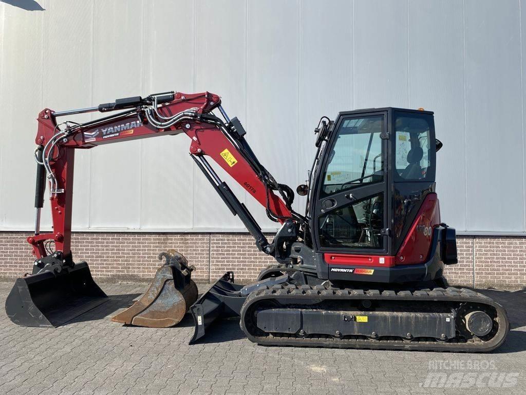 Yanmar VIO80-2PB 中型挖土機/掘鑿機/挖掘機 7t-12t
