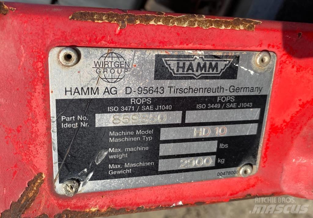 Hamm HD 10 雙輪滾壓機