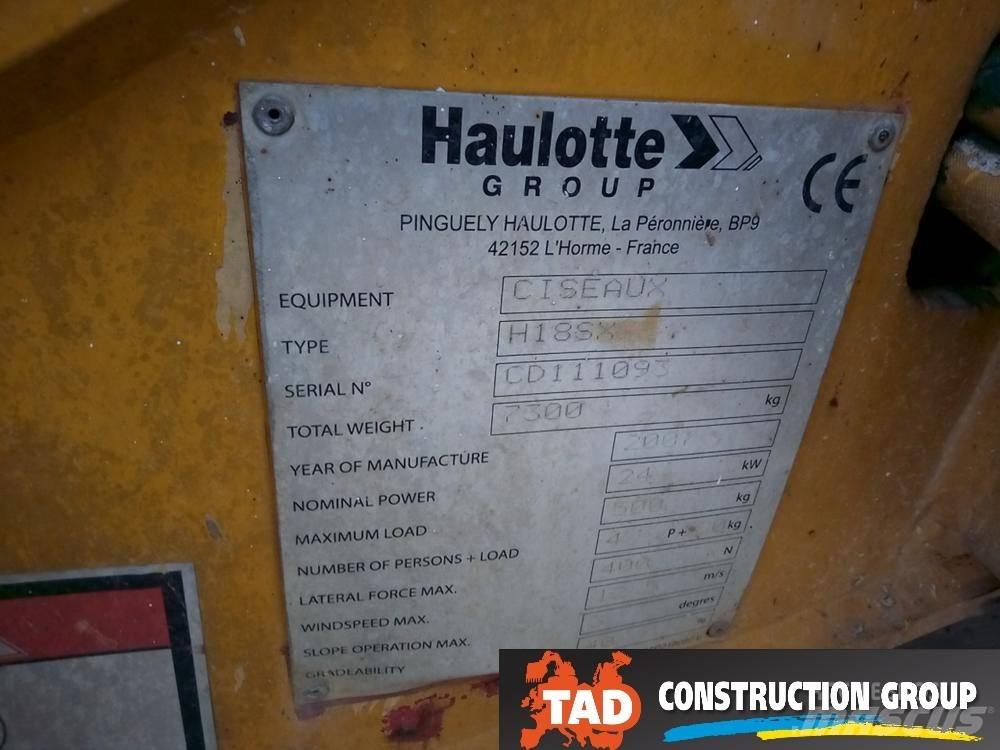 Haulotte H 18 SX 剪式升降機