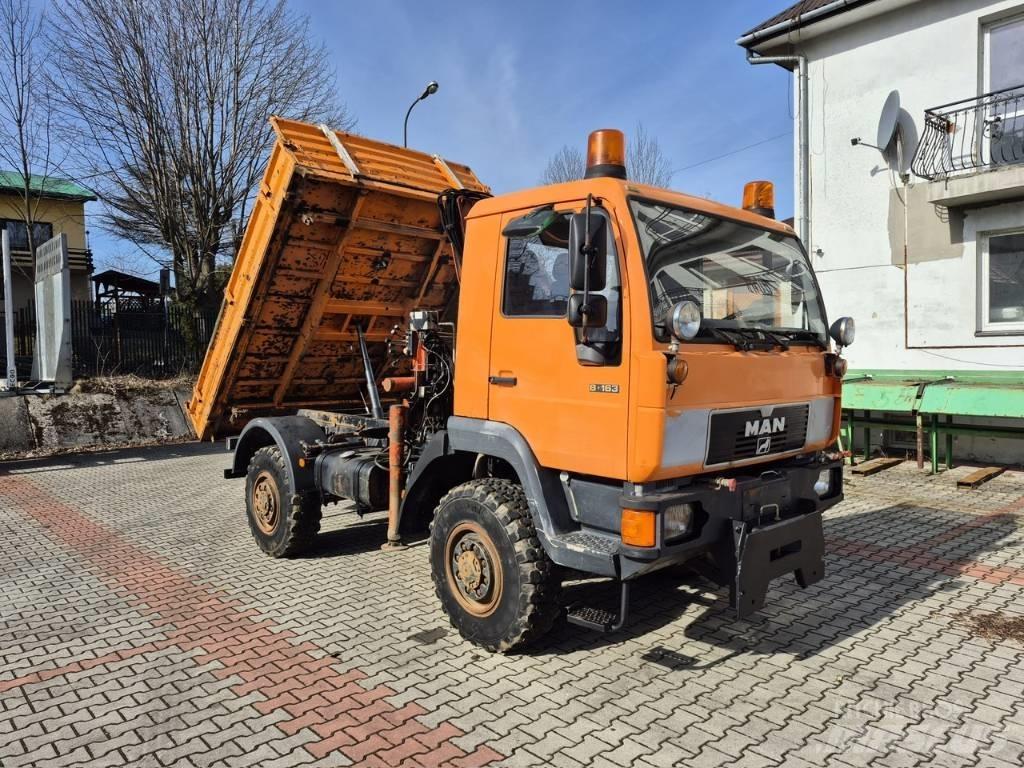 MAN 8 163 Wywrotka 傾卸式卡車