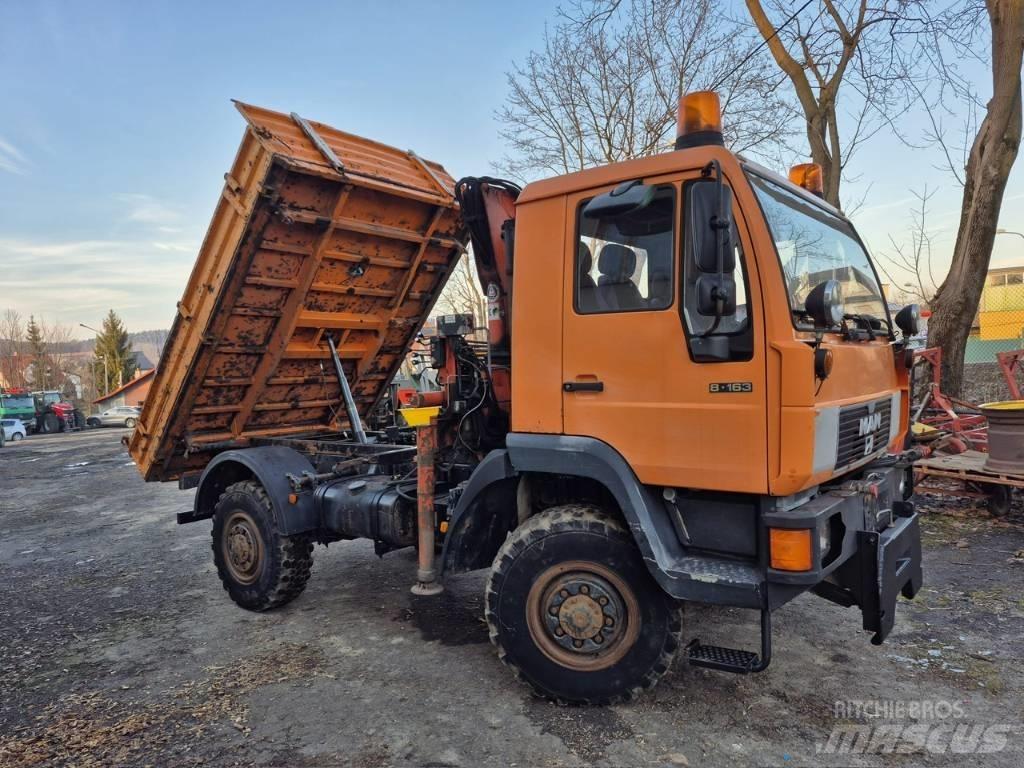 MAN 8 163 Wywrotka 傾卸式卡車