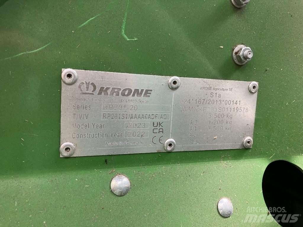 Krone Varipack v190 圓型牧草打包機