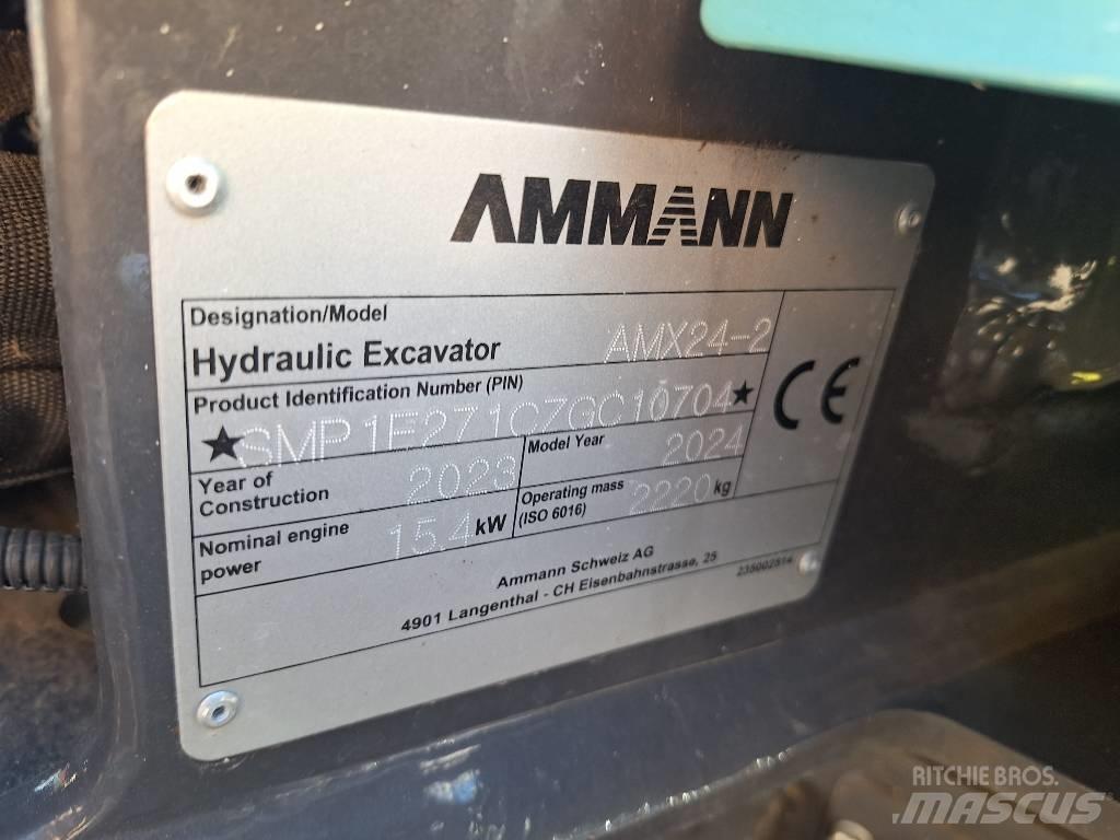 Ammann AMX24-2 小型挖土機/掘鑿機<7t(小型挖掘機)