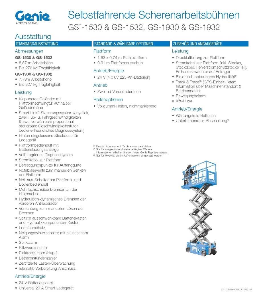 Genie GS1932e 剪式升降機