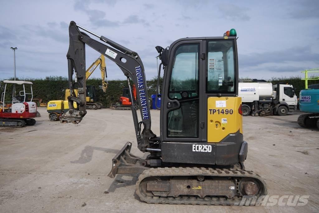 Volvo ECR 25 D 小型挖土機/掘鑿機<7t(小型挖掘機)