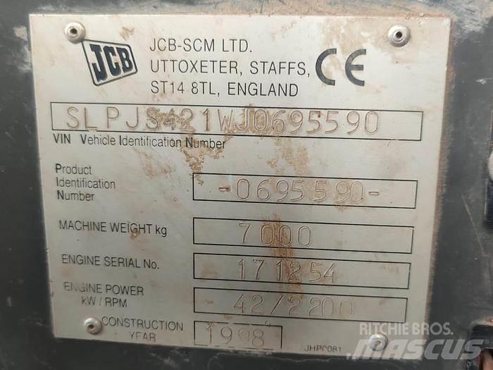 JCB JS70 中型挖土機/掘鑿機/挖掘機 7t-12t