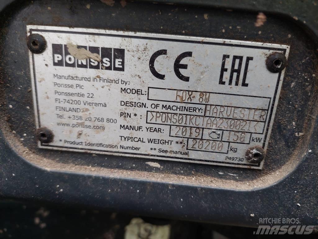 Ponsse FOX 8W 收穫機