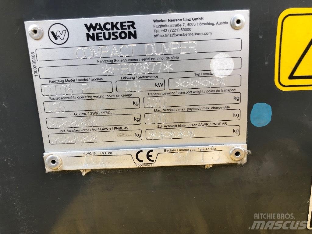 Wacker Neuson DT 05 履帶式傾卸車/翻斗車