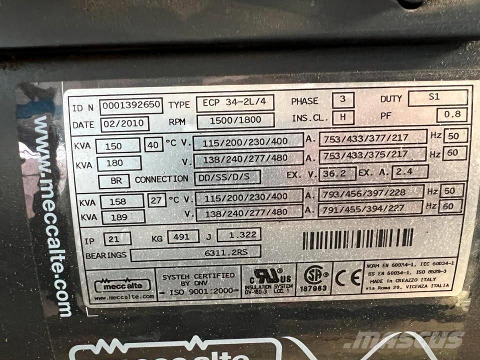  Mecc alte 85-300 KVA 其他發電機