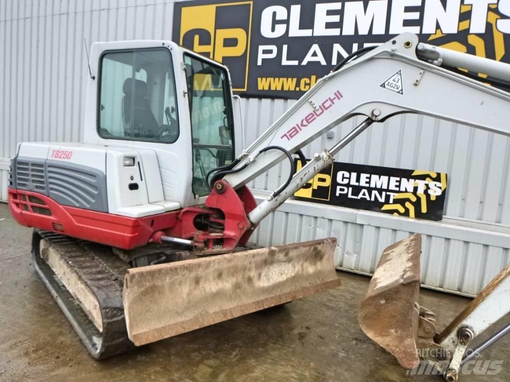 Takeuchi TB250 小型挖土機/掘鑿機<7t(小型挖掘機)