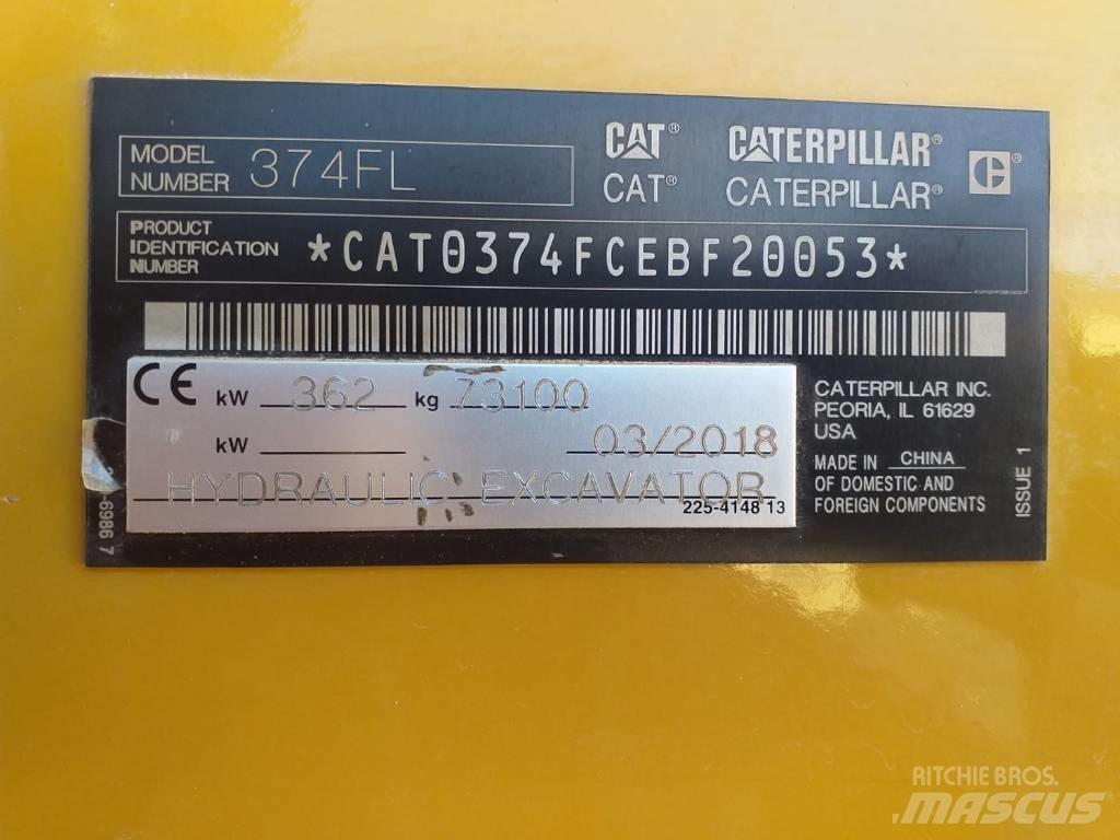 CAT 374 F 履帶式 挖土機/掘鑿機/挖掘機