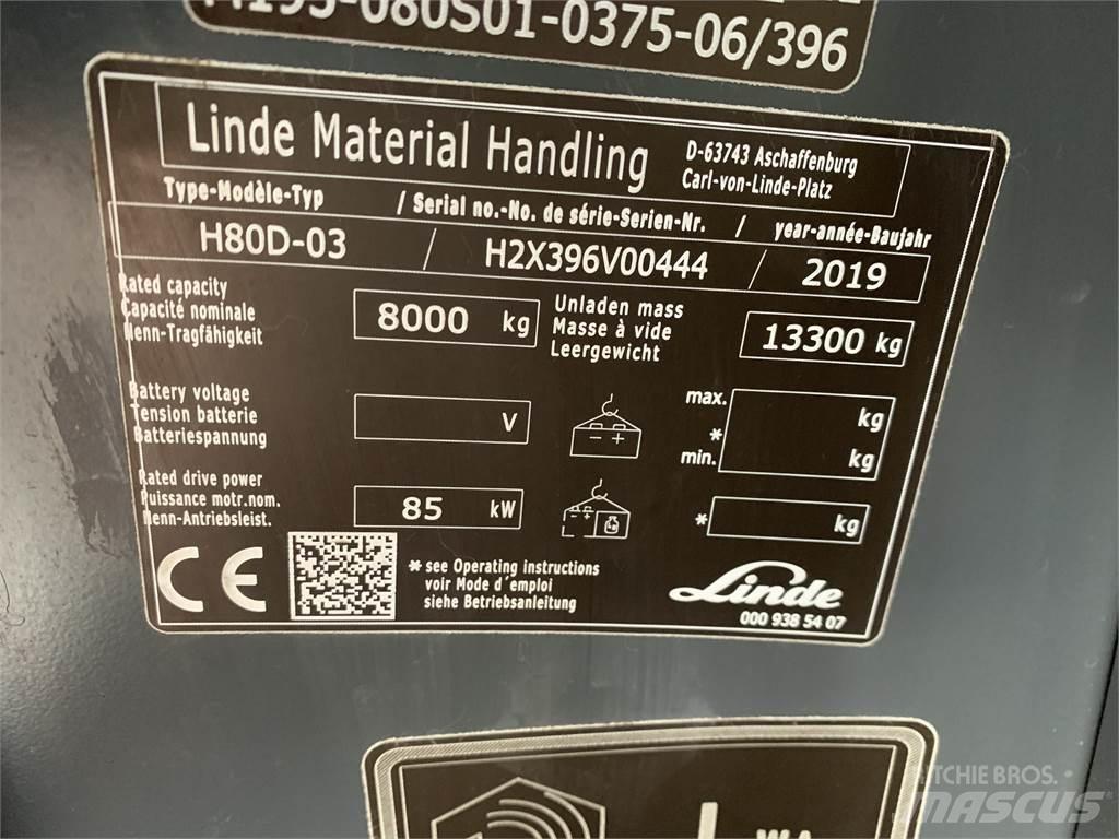 Linde H80D 柴油卡車
