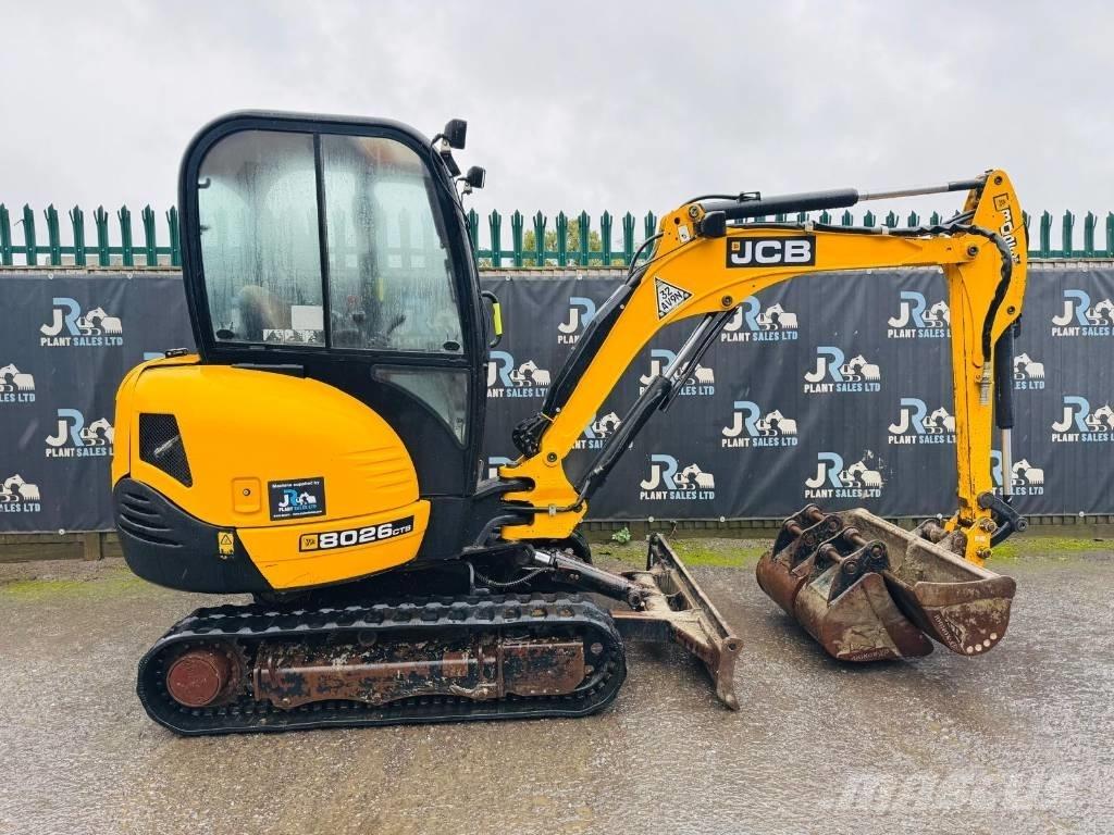 JCB 8026 CTS 小型挖土機/掘鑿機<7t(小型挖掘機)