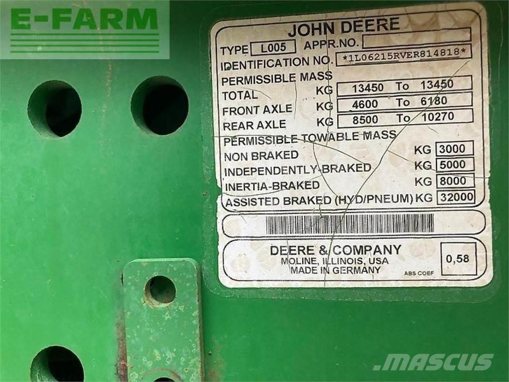 John Deere 6215r 曳引機
