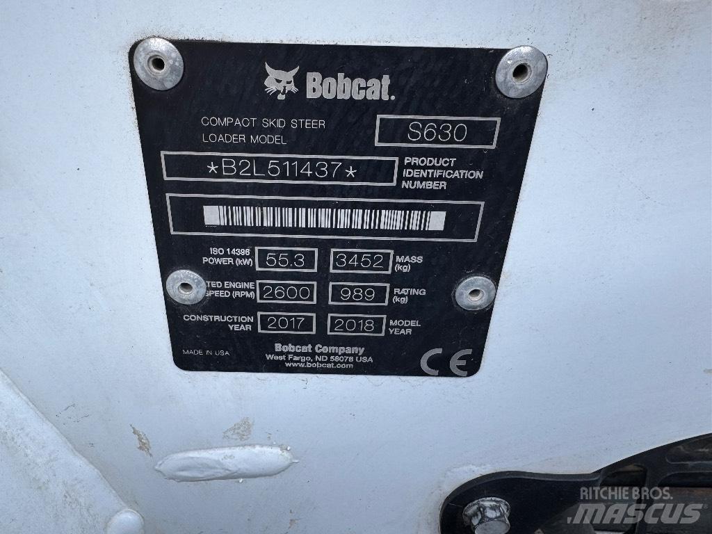Bobcat S630 滑移轉向裝載機