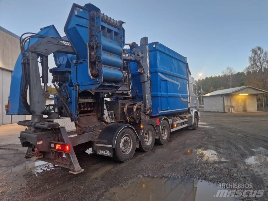 Scania R 580 LB 碎木機