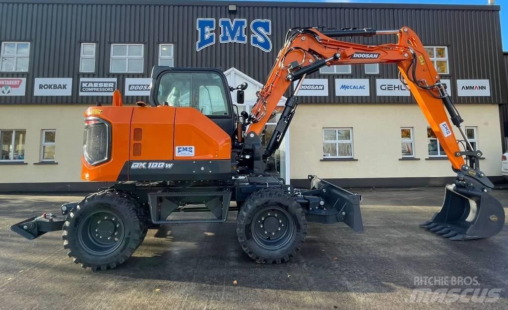Doosan DX100W-7 旋轉式挖土機/掘鑿機/挖掘機