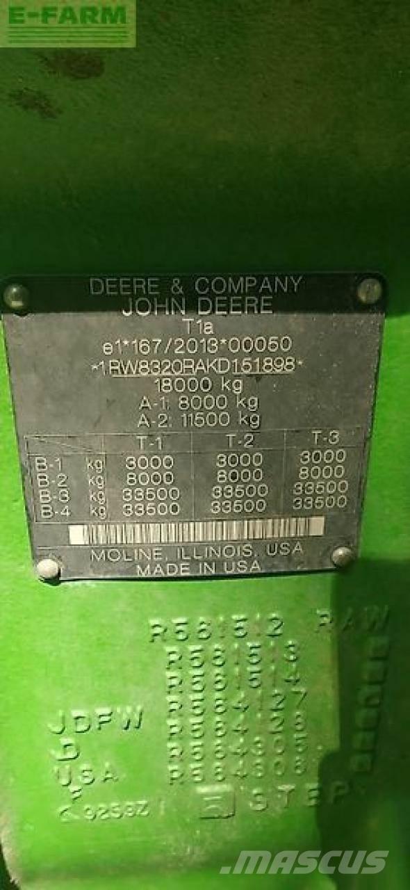 John Deere 8320r 曳引機