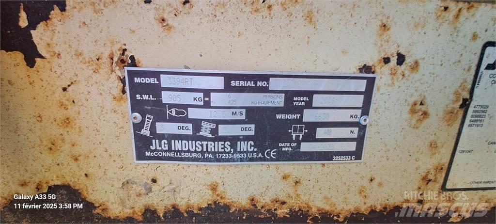 JLG 3394RT 剪式升降機