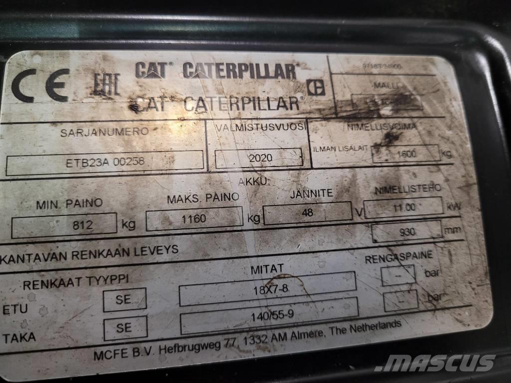 CAT EP16 ANT 電動堆高機