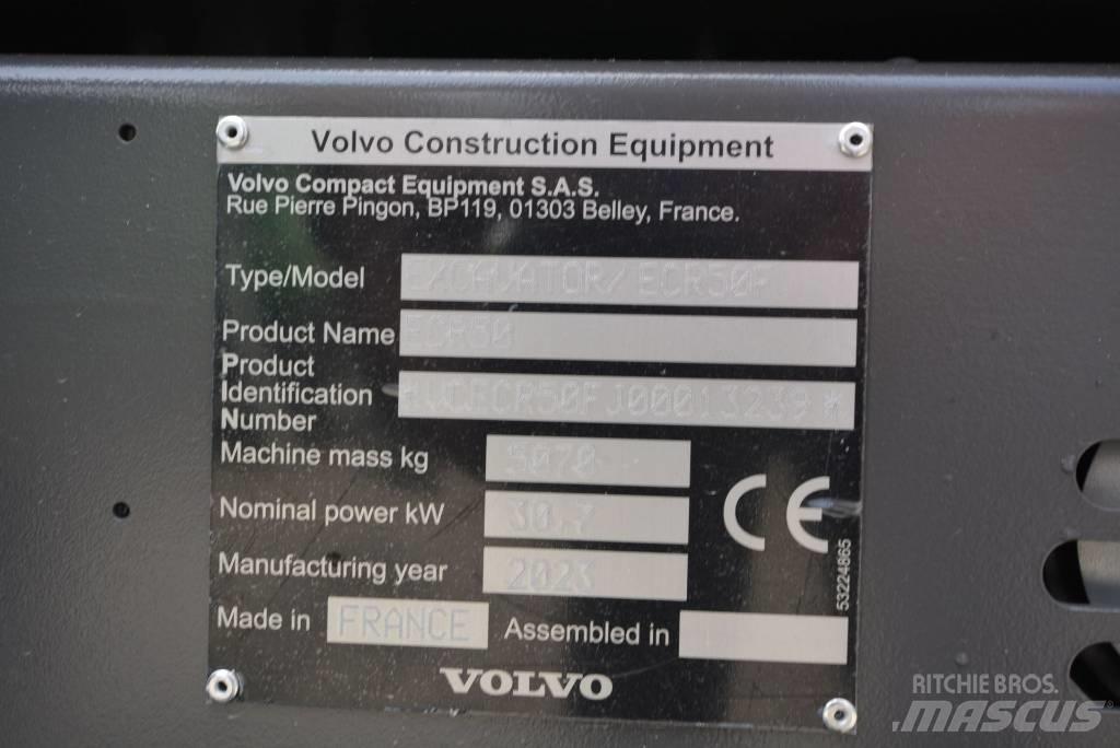 Volvo ECR 50 F 小型挖土機/掘鑿機<7t(小型挖掘機)