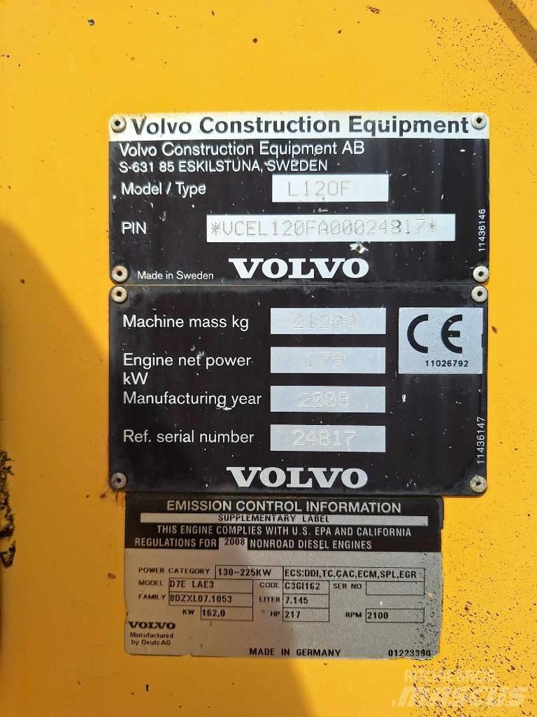 Volvo L 120 F 輪胎式裝載機