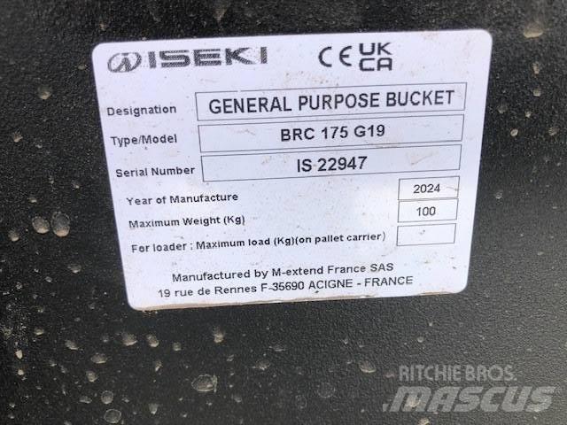 Iseki MX 1.75 BUCKET 其他地面照料機械