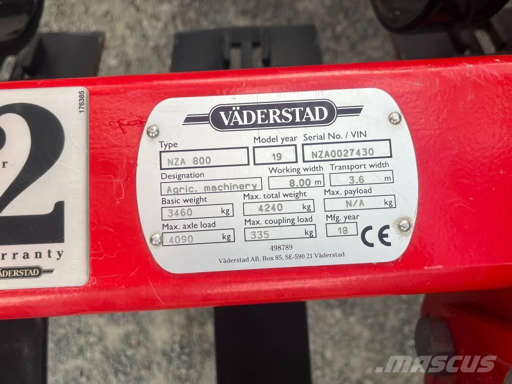Väderstad NZA800 耙車