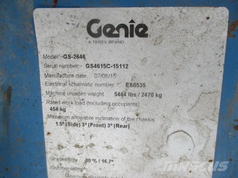 Genie GS 2646 剪式升降機