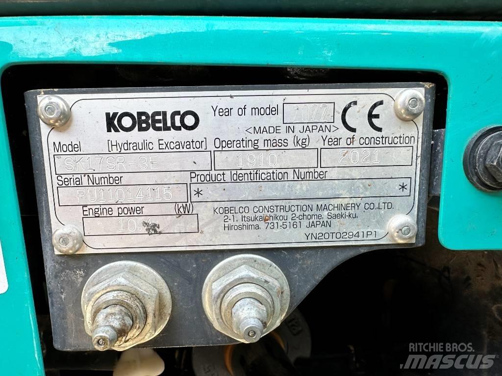 Kobelco SK17SR-3E 小型挖土機/掘鑿機<7t(小型挖掘機)